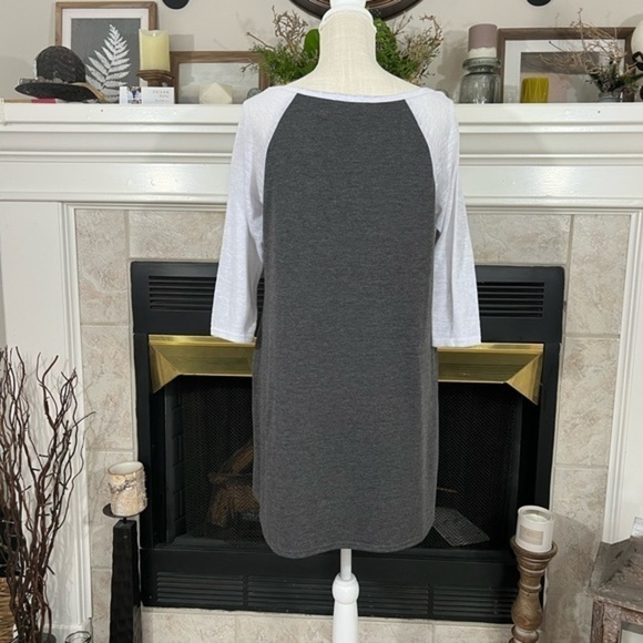 Umgee Raglan Mini a Line Henley Dress - Picture 6 of 10